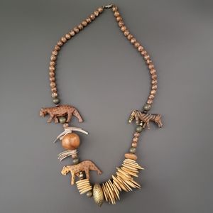 Vintage African Safari necklace